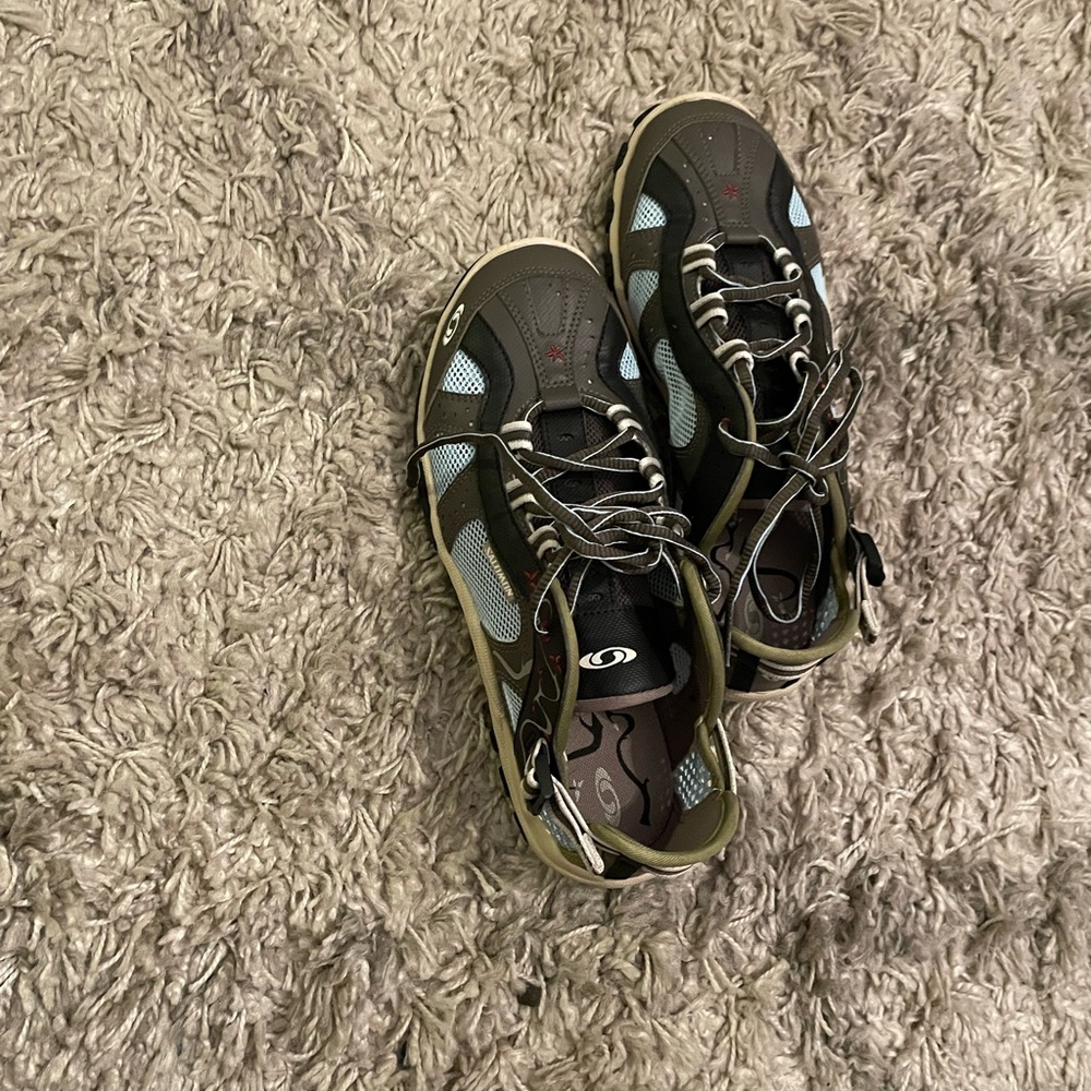 8 Lightb amphib Salomonsports blue mountain shoes new in box brand new